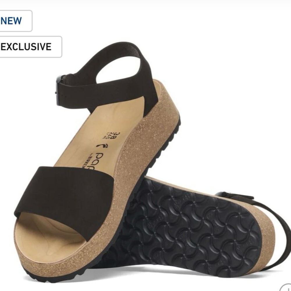 Birkenstock Papillio Glenda Wedge Sandals 37 / 6-6.5 worn once.